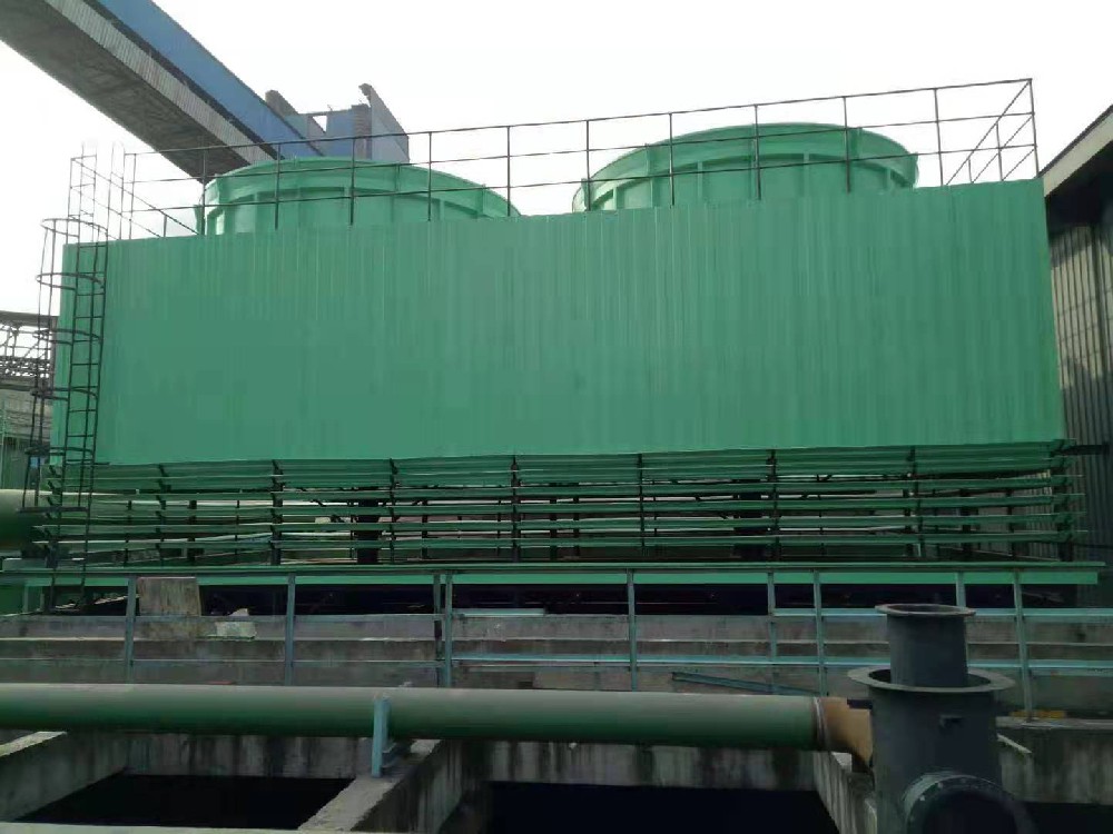 重庆金兰铝制品方形逆流冷却塔300吨*2台